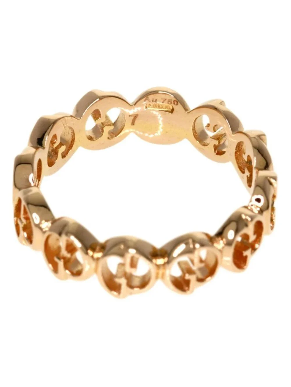 Gucci Interlocking G Ring 18K Pink Gold